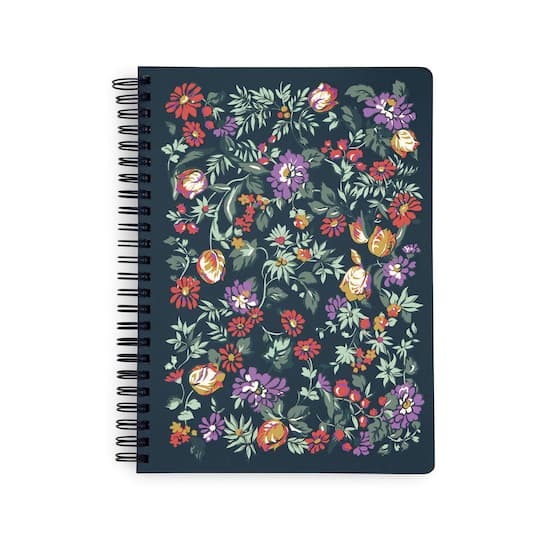 Vera Bradley&#xAE; Fresh-Cut Floral Green Mini Notebook with Pocket